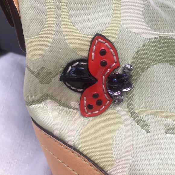 Rare Coach leather and embroidery purse - Picture 2 of 6